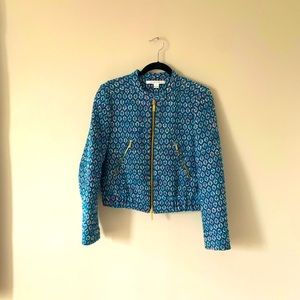 DVF • Jacquard Cotton Bomber Jacket